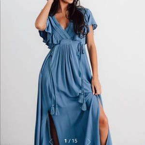 Baltic Born Deep V Maxi Dress